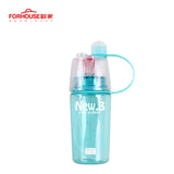 Spray Sports Water Bottle Kettle BPA Free Leak Proof Hiking Portable Bottles Bicycle Cycling 400ML/600ML Drinking Bottles Shaker